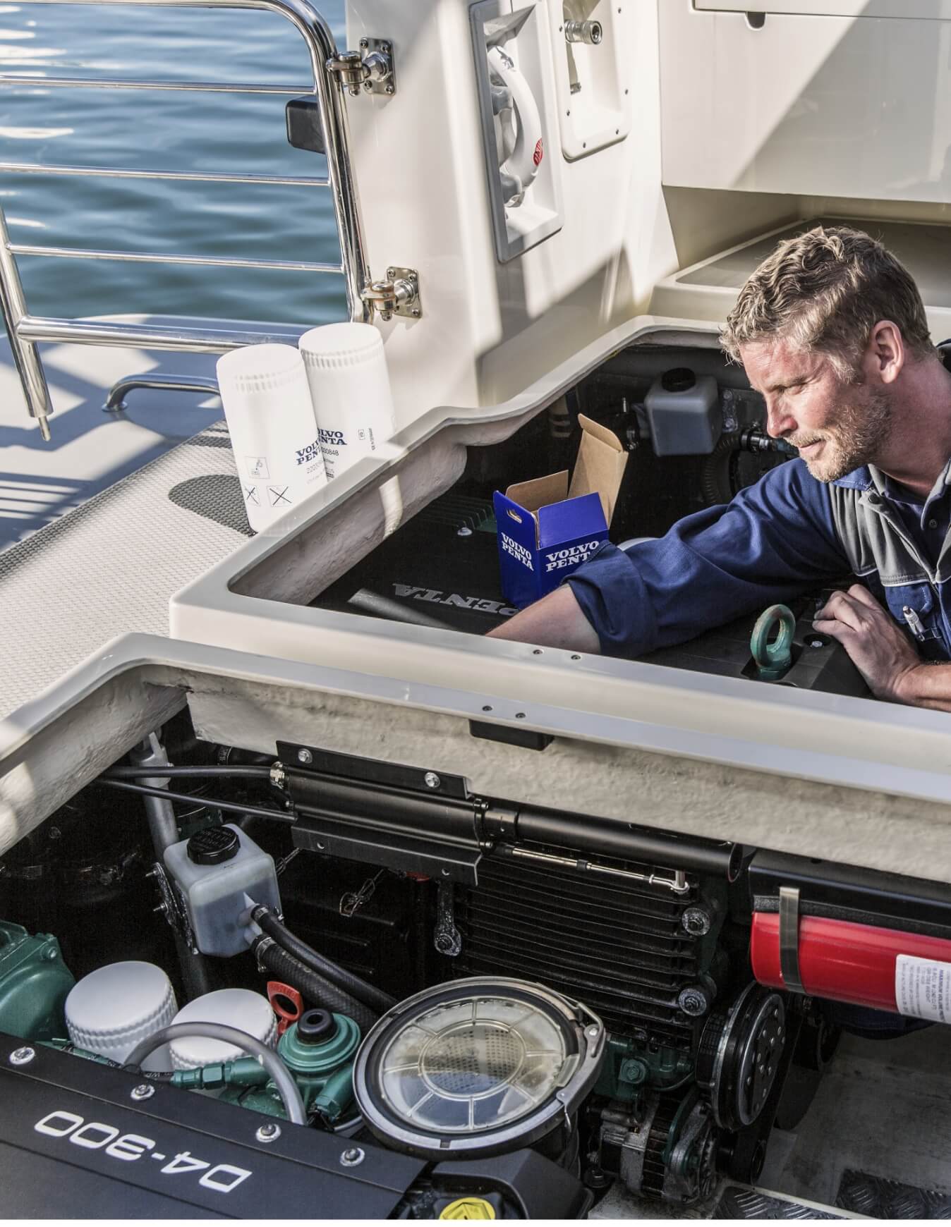 Assistenza nautica su motori marini, anche in mare