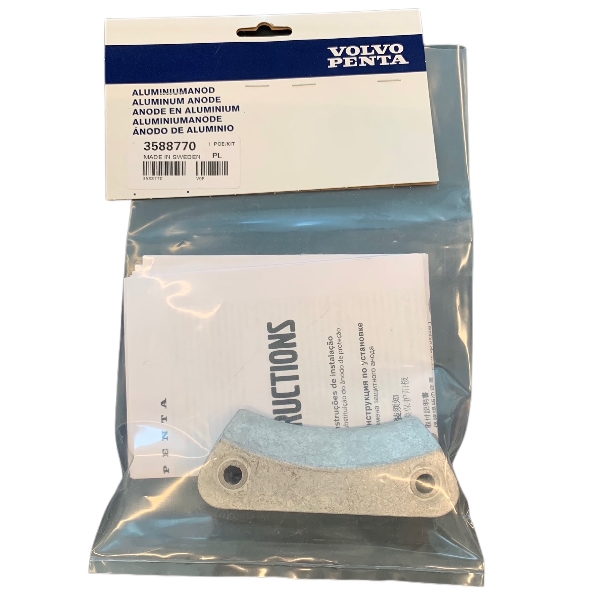 Zinc anode for stern drive - Volvo Penta